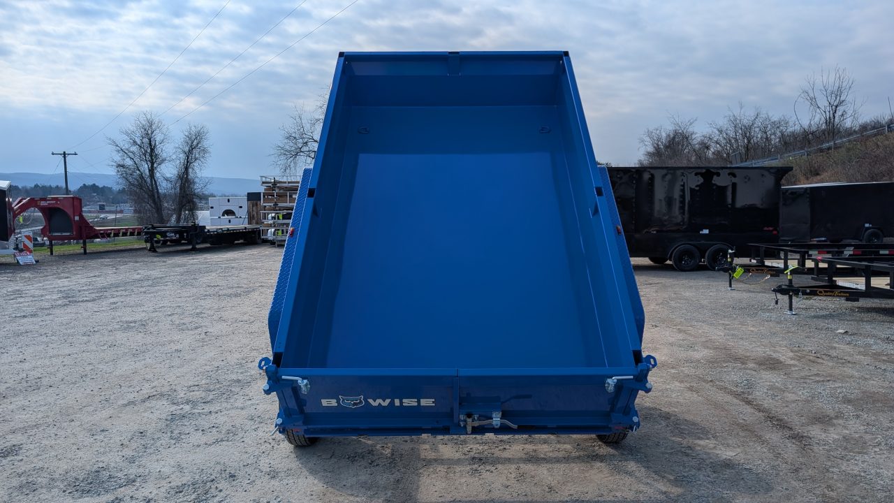 New 2027 BWise 6x10 Lo Pro Equipment Dump w/ Underbody Ramps (7000# GVW)