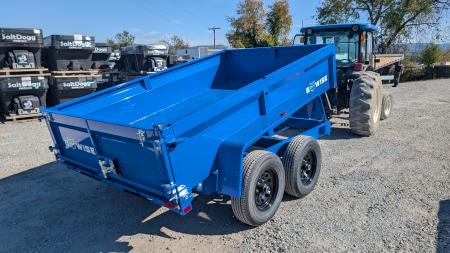 New 2027 BWise 6x10 Lo Pro Equipment Dump w/ Underbody Ramps (7000# GVW)