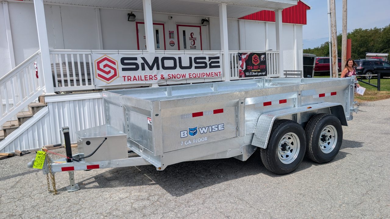 New 2027 BWise 6x12 Lo Pro GALVANIZED Equipment Dump