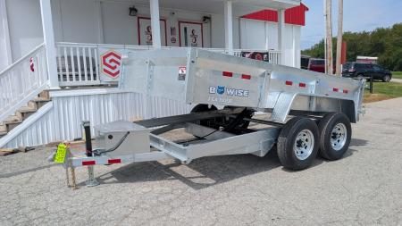 New 2027 BWise 6x12 Lo Pro GALVANIZED Equipment Dump