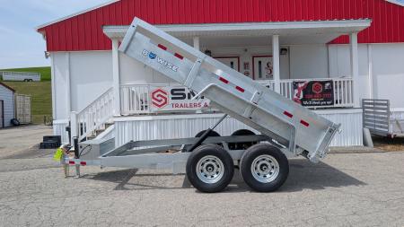 New 2027 BWise 6x12 Lo Pro GALVANIZED Equipment Dump