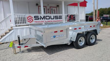 New 2027 BWise 6x12 Lo Pro GALVANIZED Equipment Dump