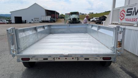 New 2027 BWise 6x12 Lo Pro GALVANIZED Equipment Dump
