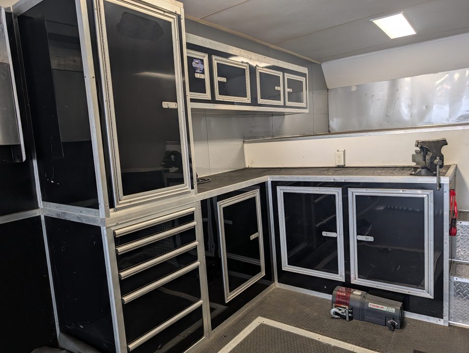 Used 2019 8.5X53 Vintage GOOSENECK RACE TRAILER