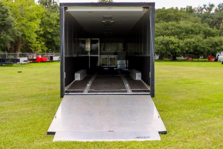 Used 2019 8.5X53 Vintage GOOSENECK RACE TRAILER