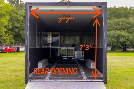 Used 2019 8.5X53 Vintage GOOSENECK RACE TRAILER