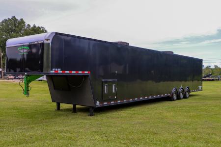 Used 2019 8.5X53 Vintage GOOSENECK RACE TRAILER