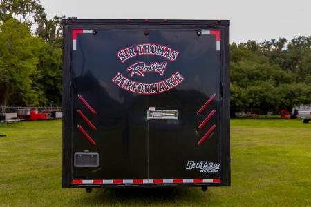 Used 2019 8.5X53 Vintage GOOSENECK RACE TRAILER