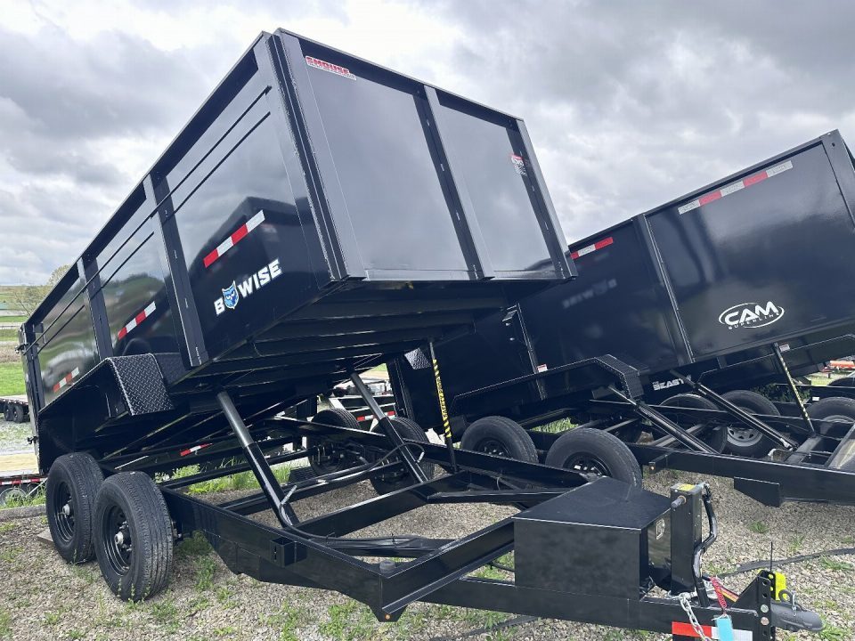 New 2027 BWise 6'9" x 14 Lo Pro Equipment Dump w/ 44" High Fixed Sides