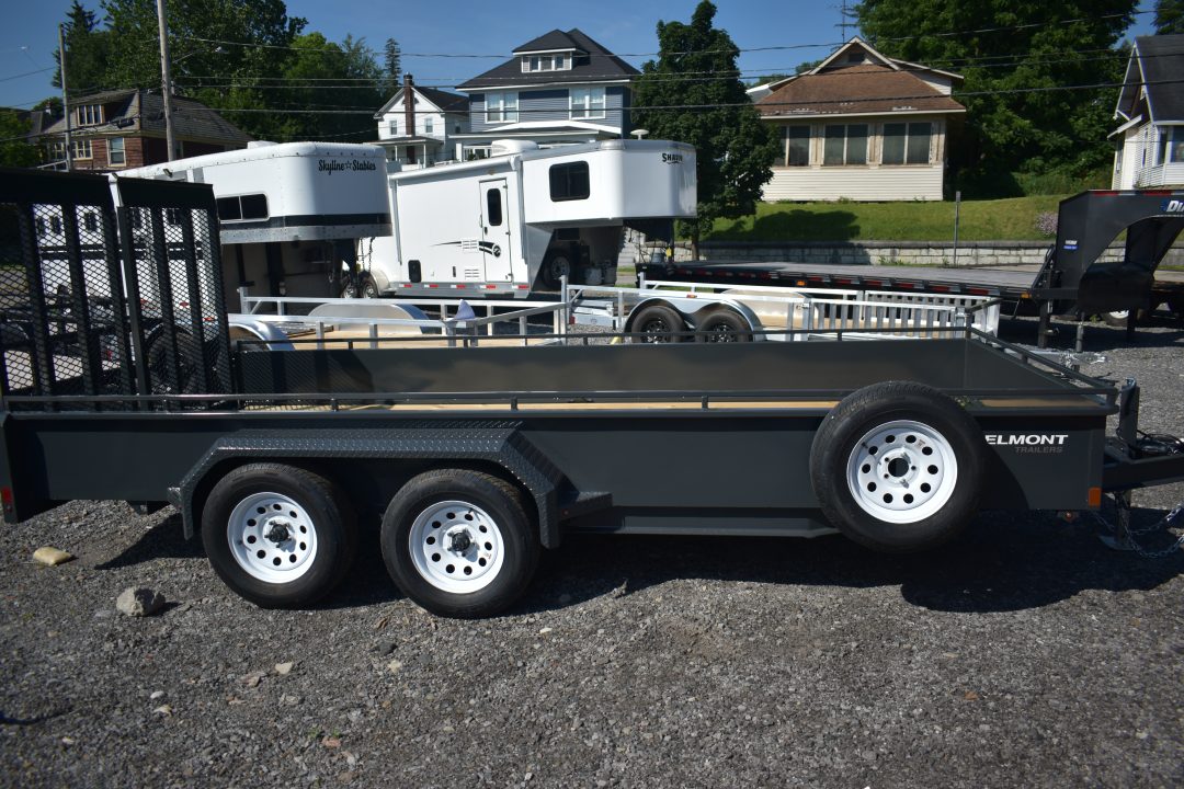 New 2026 Belmont Split Ramp Landscape Trailer