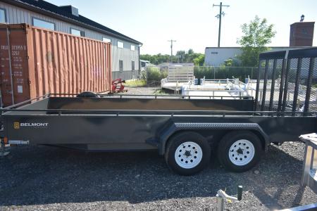 New 2026 Belmont Split Ramp Landscape Trailer