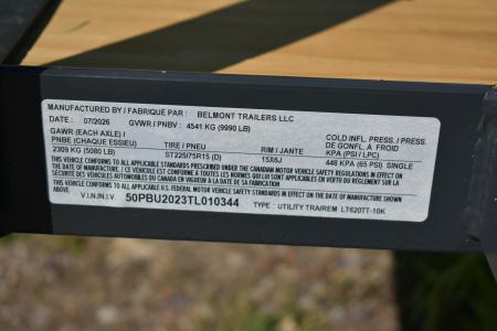 New 2026 Belmont Landscaping Equipment Trailer