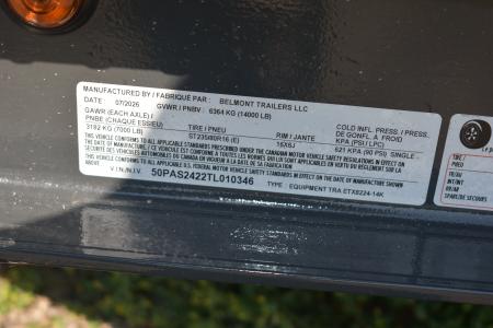 New 2026 Belmont Tilt deck Equipment Trailer