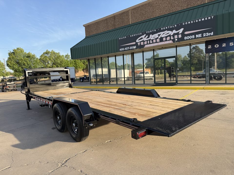 New #038526 2027 DIAMOND T HDSKP1408TDGN 24 X 83 TANDEM AXLE 14K GOOSENECK TILT DECK TRAILER