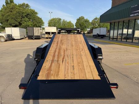 New #038526 2027 DIAMOND T HDSKP1408TDGN 24 X 83 TANDEM AXLE 14K GOOSENECK TILT DECK TRAILER