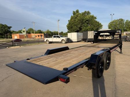 New #038526 2027 DIAMOND T HDSKP1408TDGN 24 X 83 TANDEM AXLE 14K GOOSENECK TILT DECK TRAILER