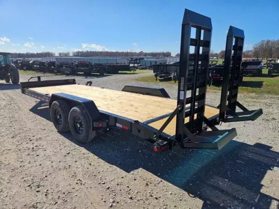 New 2026 Load Trail 83x22 TANDEM 14K EQUIPMENT HAULER W/8" I-BEAM FRAME TOOL TRAY & WIDE STANDUPS