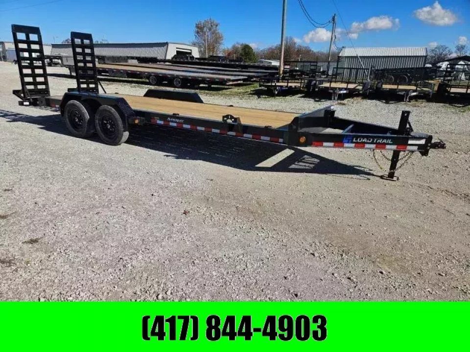 New 2026 Load Trail 83x22 TANDEM 14K EQUIPMENT HAULER W/8" I-BEAM FRAME TOOL TRAY & WIDE STANDUPS