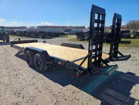 New 2026 Load Trail 83x22 TANDEM 14K EQUIPMENT HAULER W/8" I-BEAM FRAME TOOL TRAY & WIDE STANDUPS