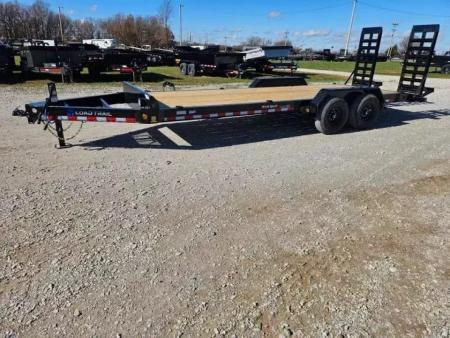 New 2026 Load Trail 83x22 TANDEM 14K EQUIPMENT HAULER W/8" I-BEAM FRAME TOOL TRAY & WIDE STANDUPS