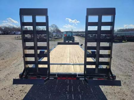 New 2026 Load Trail 83x22 TANDEM 14K EQUIPMENT HAULER W/8" I-BEAM FRAME TOOL TRAY & WIDE STANDUPS