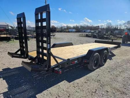 New 2026 Load Trail 83x22 TANDEM 14K EQUIPMENT HAULER W/8" I-BEAM FRAME TOOL TRAY & WIDE STANDUPS