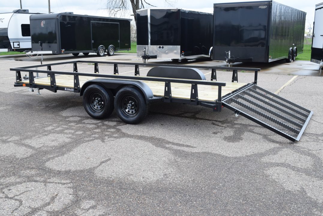 New 2027 HTC 7x16 7K Utility Trailer