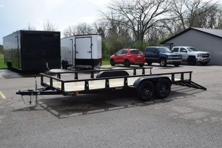 New 2027 HTC 7x16 7K Utility Trailer