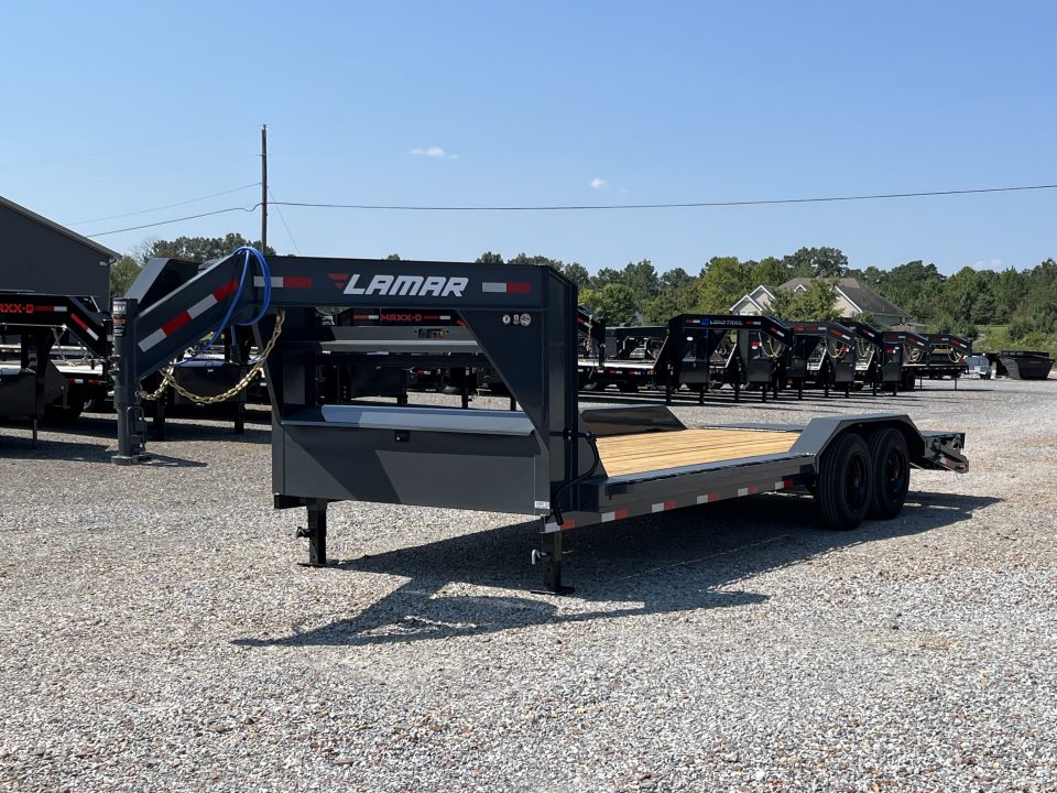 New 2027 Lamar 102"X22' 16K Gooseneck Equipment Trailer