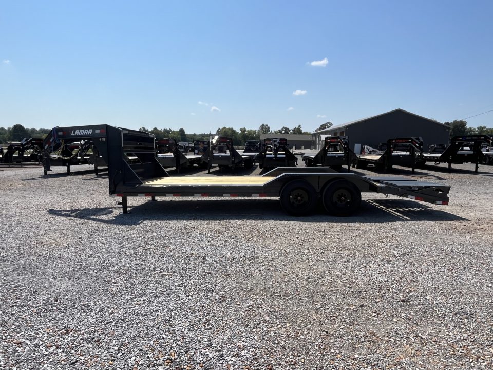 New 2027 Lamar 102"X22' 16K Gooseneck Equipment Trailer