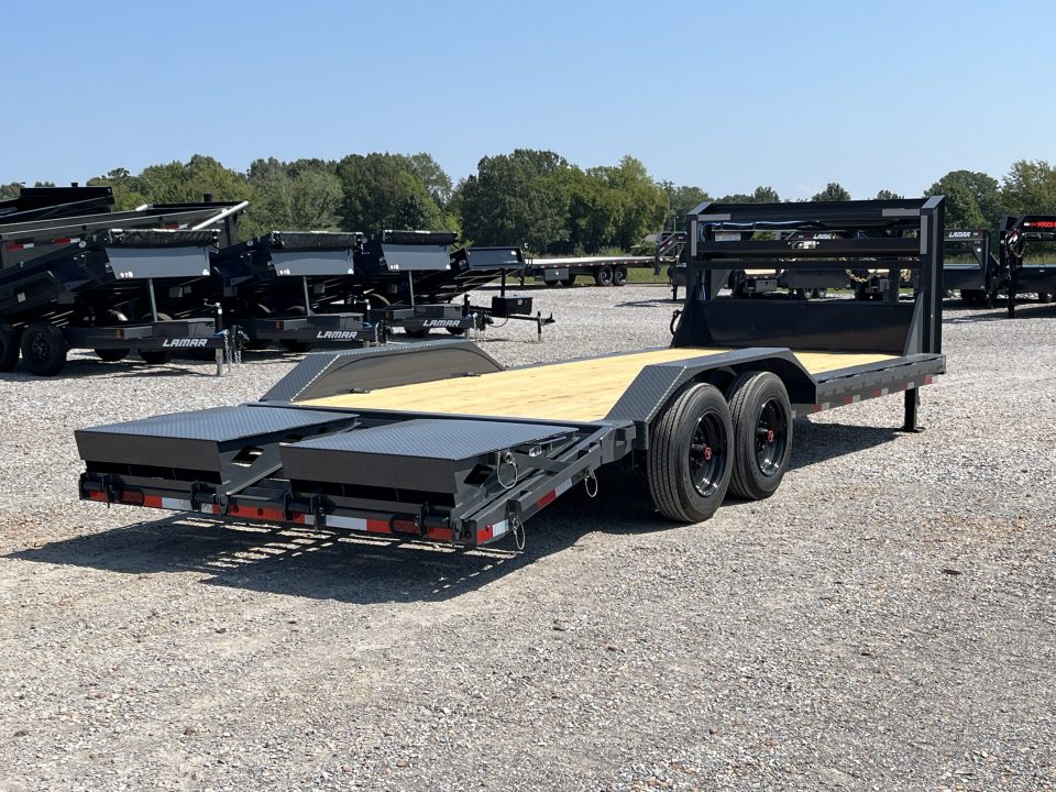 New 2027 Lamar 102"X22' 16K Gooseneck Equipment Trailer