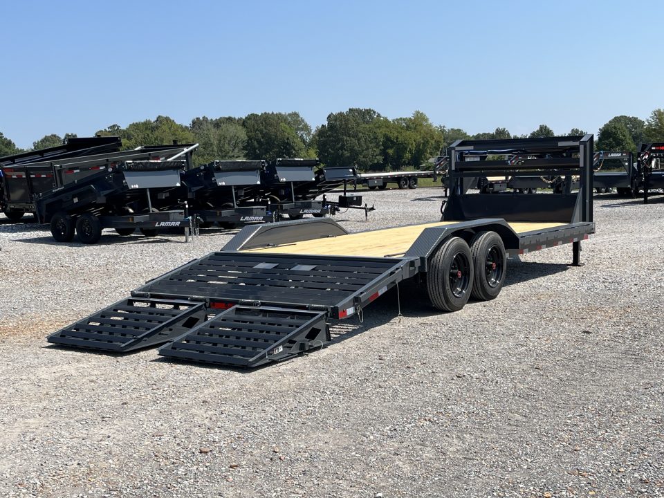 New 2027 Lamar 102"X22' 16K Gooseneck Equipment Trailer