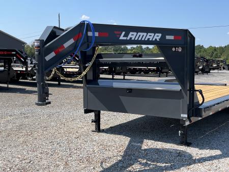 New 2027 Lamar 102"X22' 16K Gooseneck Equipment Trailer