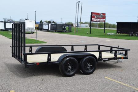 New 2027 HTC 7x14 7K Utility Trailer