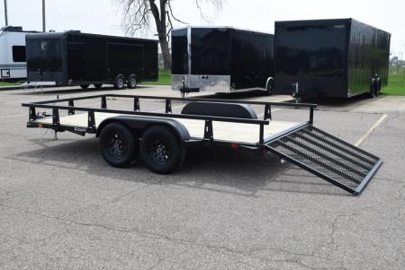 New 2027 HTC 7x14 7K Utility Trailer