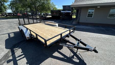 New 2027 PJ 83 x14' Tandem Axle Utility Trailer - UL
