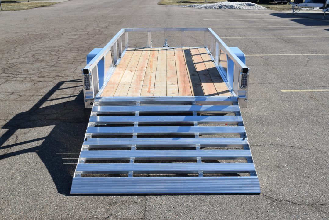 New Sport Haven 5x10 Aluminum Utility Trailer W/ BI-FOLD RAMP GATE