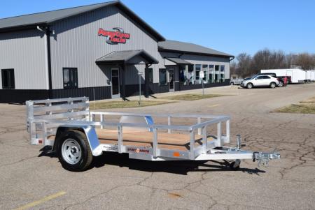 New Sport Haven 5x10 Aluminum Utility Trailer W/ BI-FOLD RAMP GATE