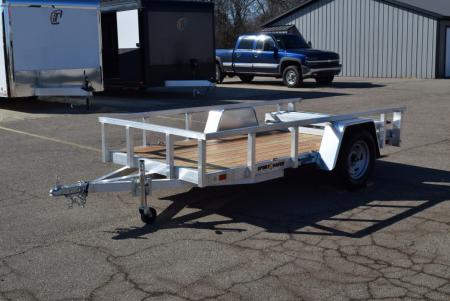 New Sport Haven 5x10 Aluminum Utility Trailer W/ BI-FOLD RAMP GATE