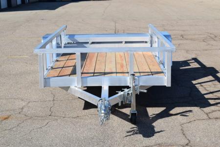 New Sport Haven 5x10 Aluminum Utility Trailer W/ BI-FOLD RAMP GATE