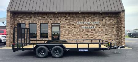 New 2027 Sure-Trac 7 x 18 Tube Top Utility 7K Utility Trailer