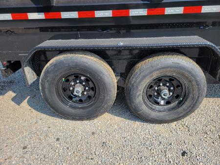 New 2027 Sure-Trac 7x12 HD Low Profile Scissor 14k Dump Trailer