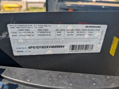 New 2027 7X14 PJ DUMP TRAILER