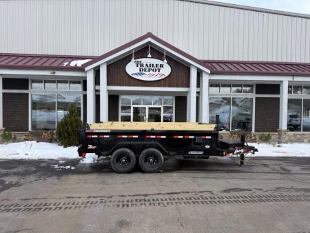 New Liberty 6'11  x 14' Telescopic Dump Trailer 15.4K