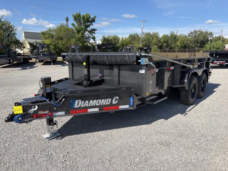 New 2027 Diamond C Trailers LPT207L14X82 (82  X 14') 15.5K Telescopic Dump Trailer