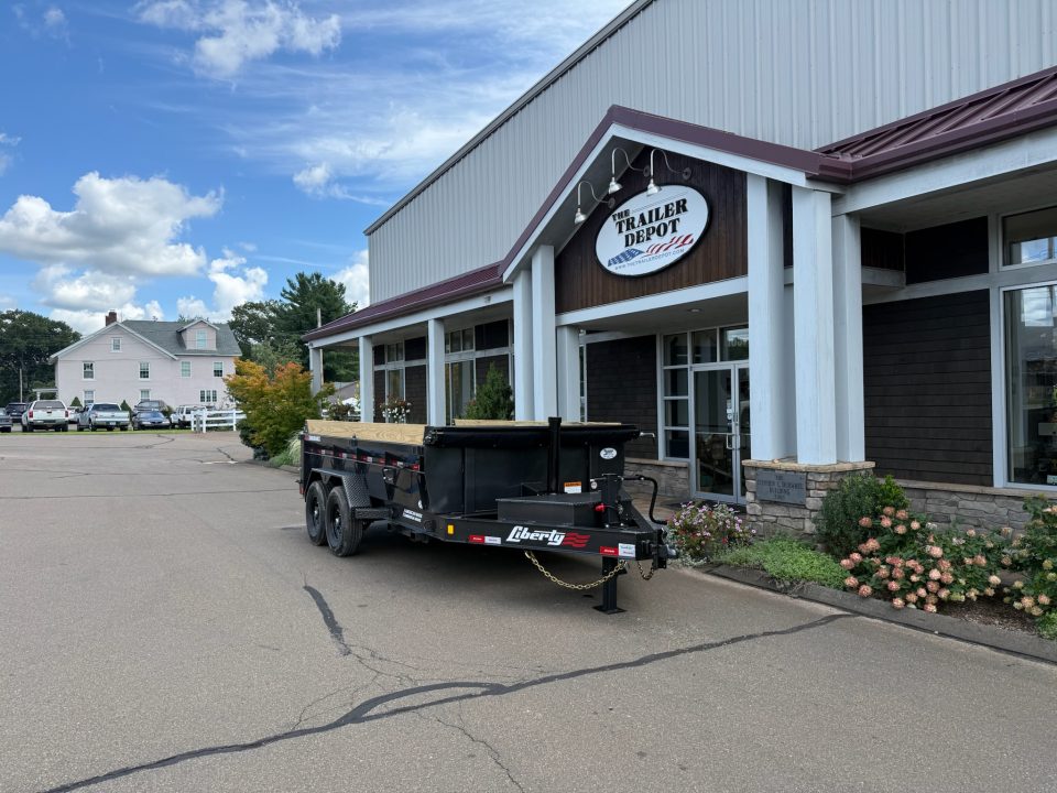 New Liberty 6'11" x 14' Telescopic Dump Trailer 15.4K