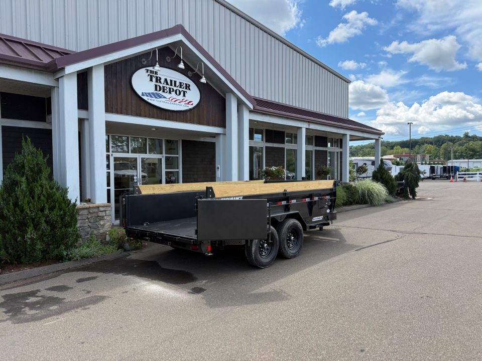 New Liberty 6'11" x 14' Telescopic Dump Trailer 15.4K