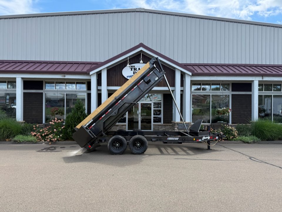 New Liberty 6'11" x 14' Telescopic Dump Trailer 15.4K