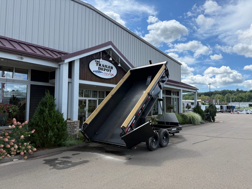 New Liberty 6'11" x 14' Telescopic Dump Trailer 15.4K