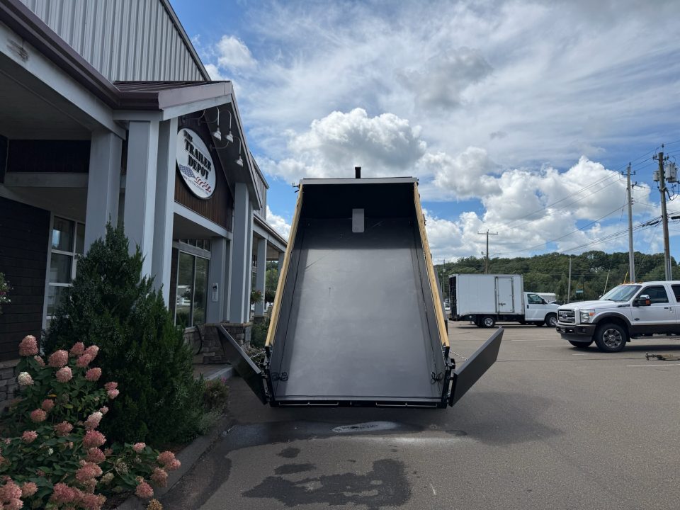 New Liberty 6'11" x 14' Telescopic Dump Trailer 15.4K